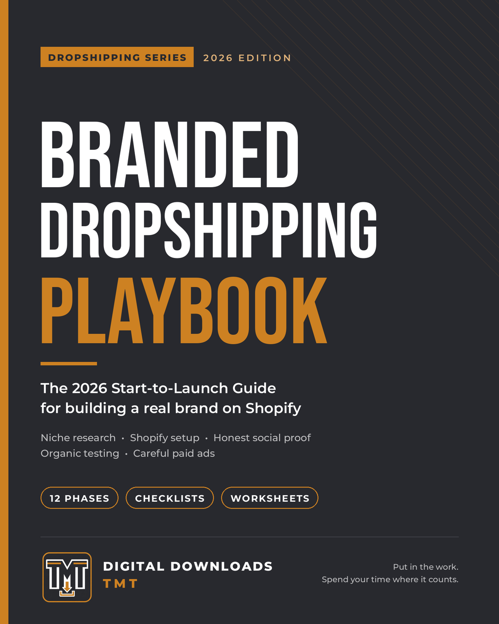 Cover of The Branded Dropshipping Playbook 2026 Edition by DigitalDownloadsTMT