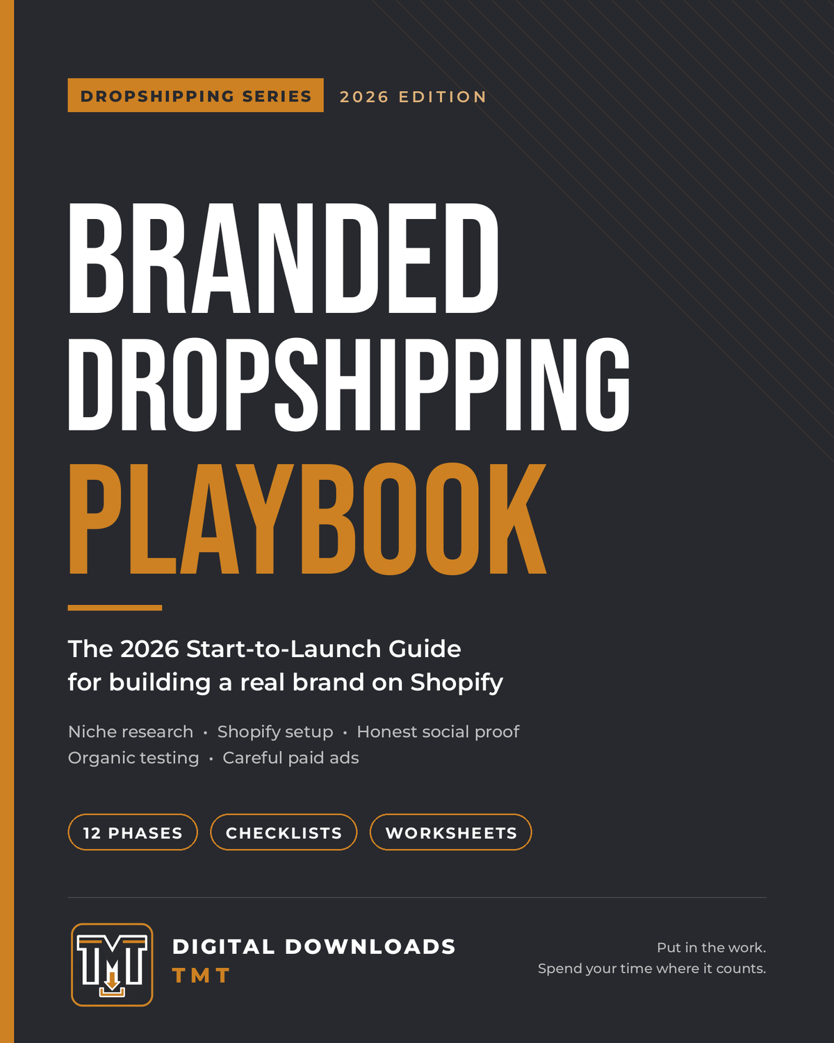 Cover of The Branded Dropshipping Playbook 2026 Edition by DigitalDownloadsTMT